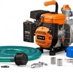 All Inclusive Kit Includes 10 foot suction hose, 25 foot discharge hose, strainer and connectors.