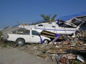 Hurricane Debris Aftermath 