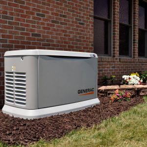 Guardian Home Standby Generator Installed Outside a Home
