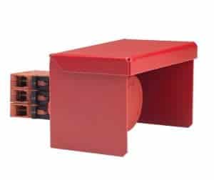Bright red generac E-Stop button and switch