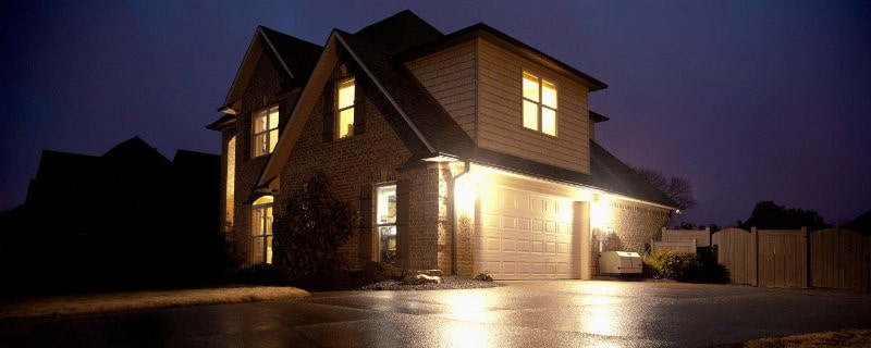 House Lights On with a Champion Home Standby During an Outage