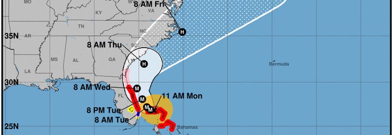 Majori Hurricane Dorian Forecast with Warnings and Watches September 2, 2019