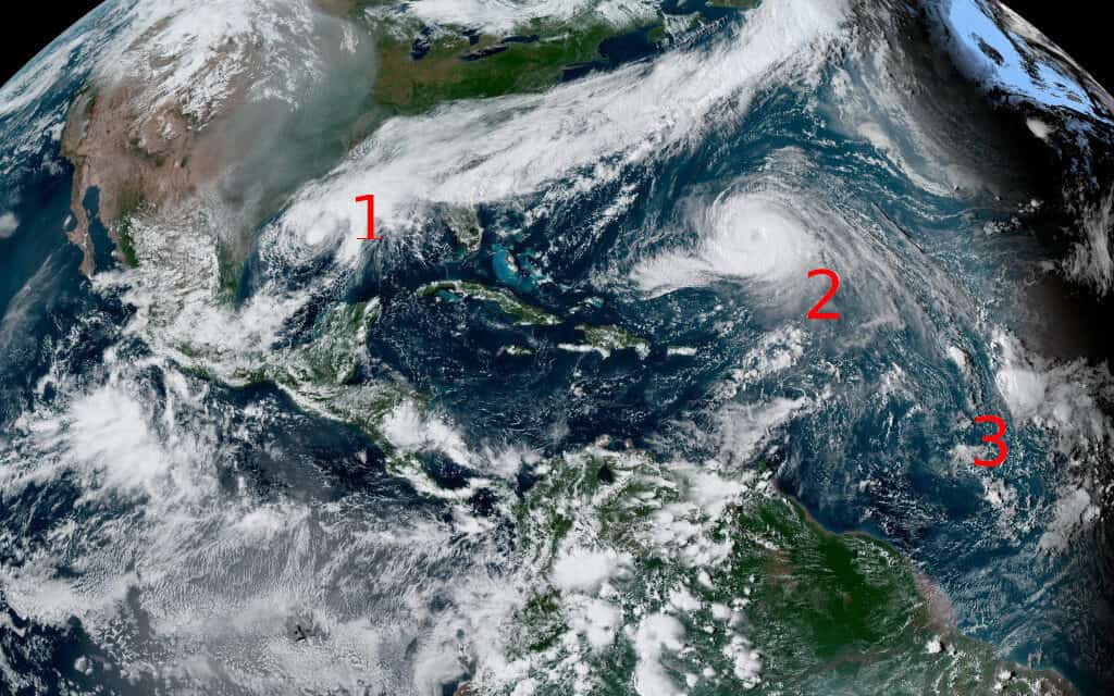 Tropical Cyclones Wilfred, Alpha & Beta