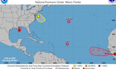 Active Atlantic Basin as the 2021 Hurricane Season Nears Peak