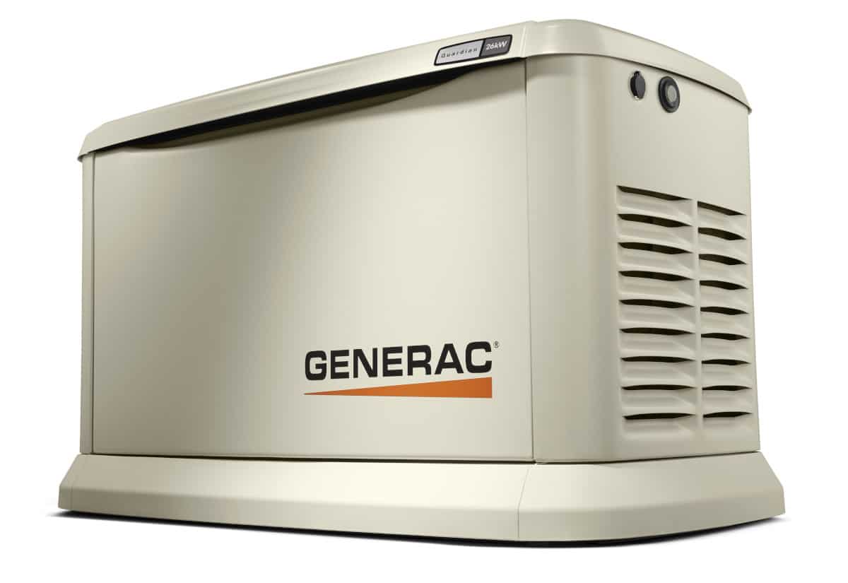 New Generac Guardian 26kW Home Standby Generator with 100-Amp ATS