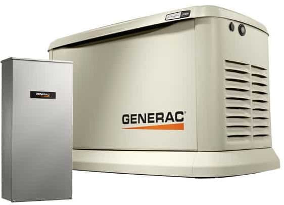 Generac 24kW Generator with 200 Amp Automatic Transfer Switch