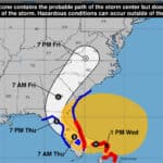 Tropical Storm Nicole Aimed at Florida