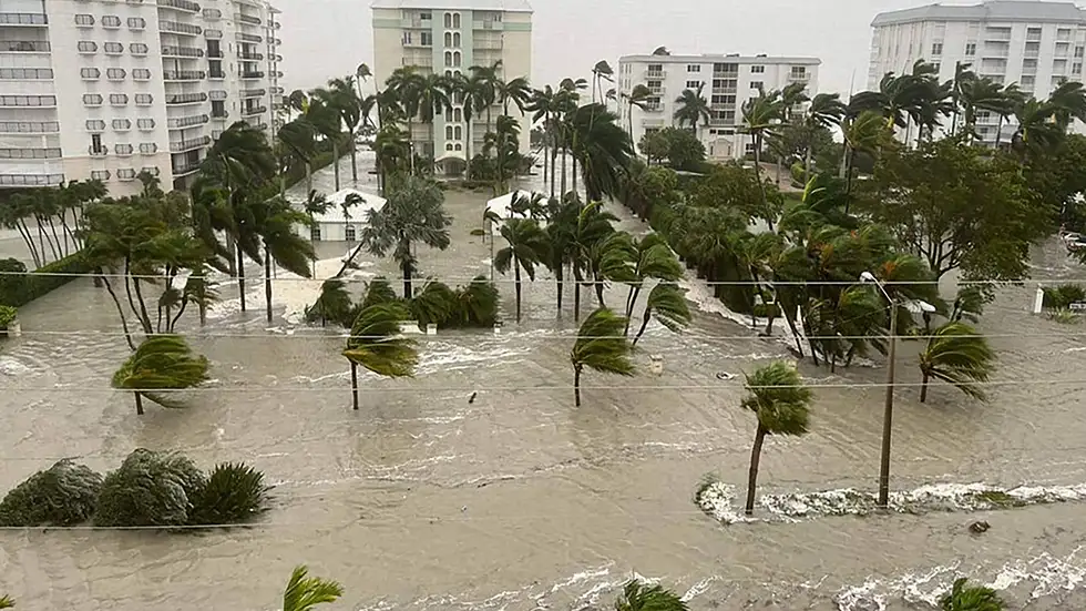 Naples, Florida Storm Surge Flooding Before Hurricane Ian Landfall