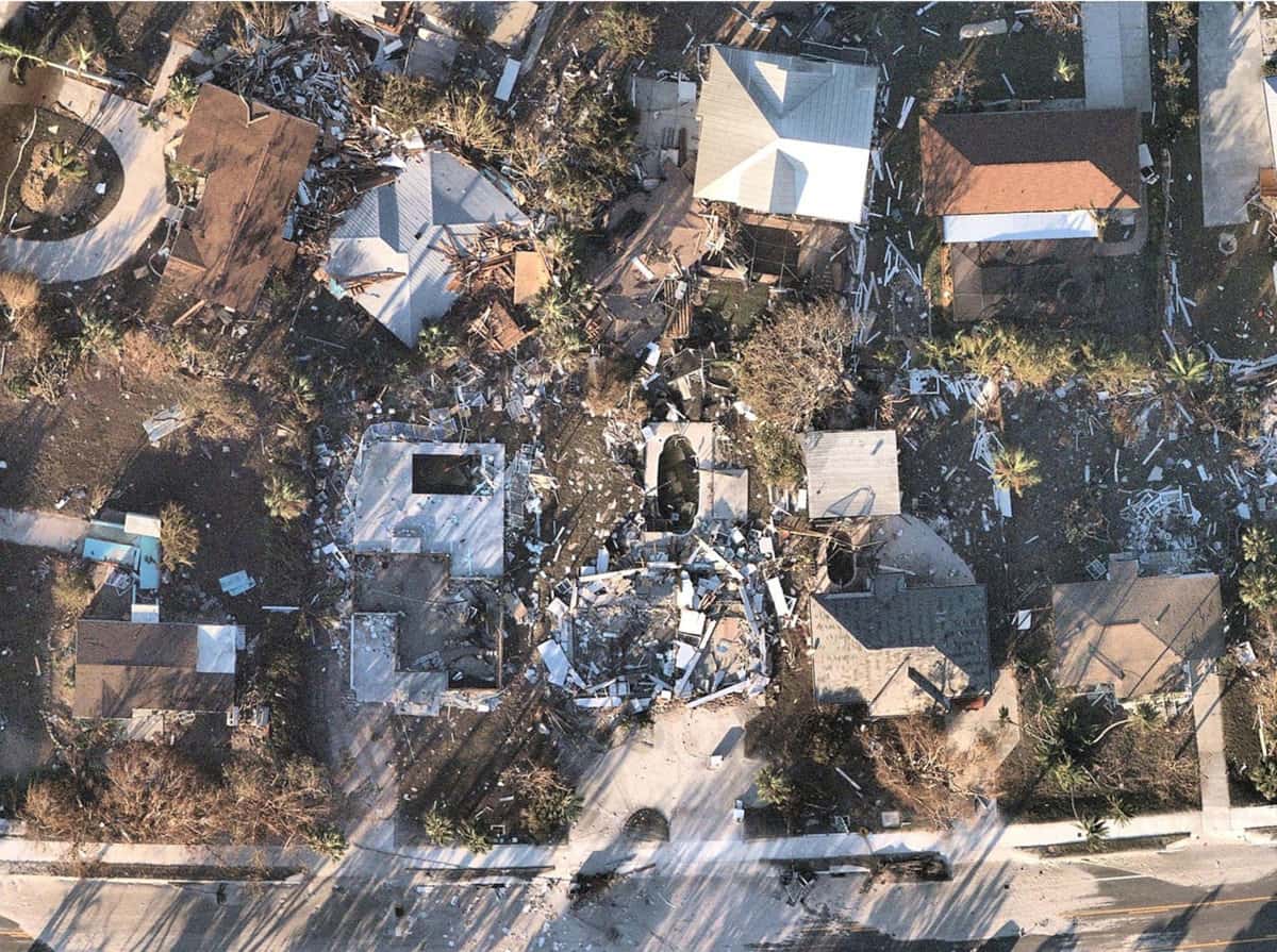 Neighborhood Homes After Hurricane Ian