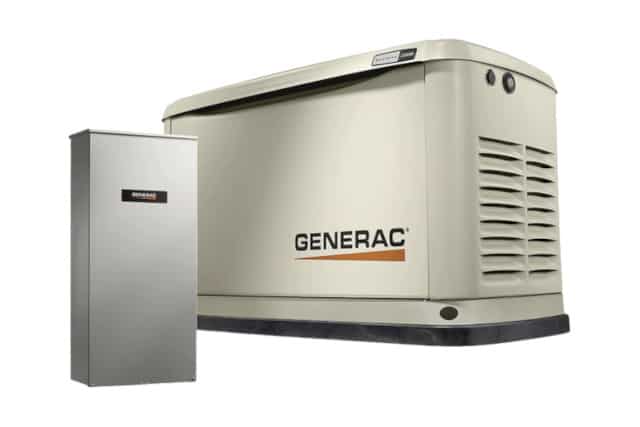 Generac 22kW Home Standby Shown with 200 Amp Automatic Transfer Switch