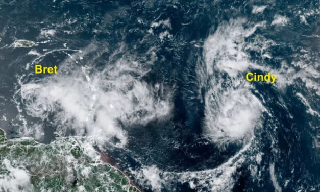 Tropical Storms Brett and Cindy Set New June Record