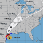 Beryl Aims for Texas Coast-Hurricane Warnings Issued